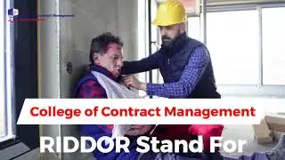 RIDDOR Stand For