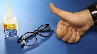 How to repair broken Spectacles frame using Polyfix Instant LV Glue?