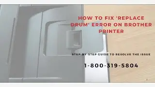 Fix Brother Printer 'Replace Drum' Error in Minutes!