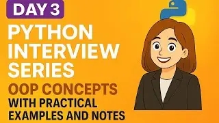 Day 3 series in python |। Oops concepts full। explainied