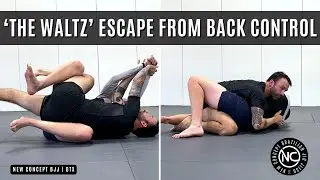 New Concept BJJ | &lsquo;The Waltz&rsquo; Escape From Back Control | NoGi Caleb Flippin