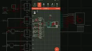 Binary to BCD 14 segment Logic Ciruit Simulator