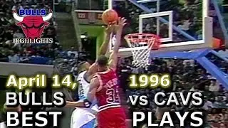 April 14 1996 Bulls vs Cavs highlights