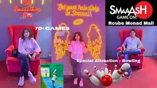 Smaaash Rajouri Garden | Rcube Monad Mall | Best gaming Zone in Delhi | Bowling, cricket #smaash