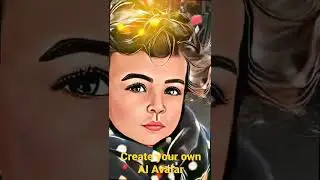 create your own AI Avatar Photos  #shorts #AI #artificialintelligence #aiavatar #trending