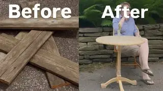 Easy Build | Making a Bistro Table | Tools Sounds
