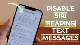 How to Turn Off Siri Reading Text Messages on iPhone