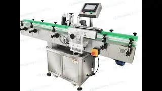 Automatic adhesive label applicator for 10ml small bottles wrap around labeling machine
