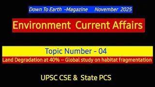 Land Degradation at 40% &ndash; Global study on habitat fragmentation 
