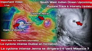 Le cyclone intense Dudzai en formation, Le cyclone intense Jenna se dirigera-t-il vers Maurice ?