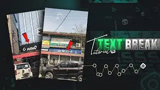 Instagram trending TEXT BREAKING effect in Capcut 🤯