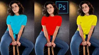 Turn White into Any Color in Photoshop || Change Any Color In Photoshop || #NHR7_TEAM