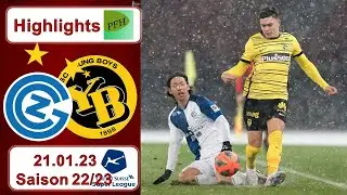 Highlights: Grasshopper Club zürich vs BSC Young Boys (21.01.2023)