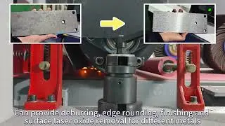 Automatic Deburring Machine for Metal Sheets#metal #grinding #polishing #machine