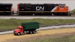 Layout Update - October 2013: New rolling stock, vehicles, storage ideas, SD70M2 LED upgrade