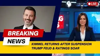 Jimmy Kimmel Returns After Suspension | Trump Clash, ABC Drama & Record Ratings | USA Star Watch
