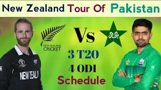 New Zealand Tour Of Pakistan 2021
