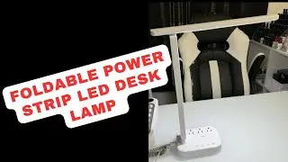 One Beat LED Desk Lamp with Power Strip and 5ft cord