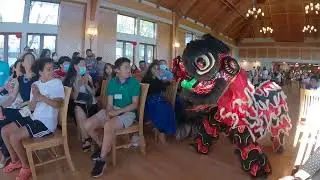 Lion Dance at Asian Cultures Night in Dedham, MA