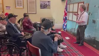 WWII veterans return to house where D-Day was plotted