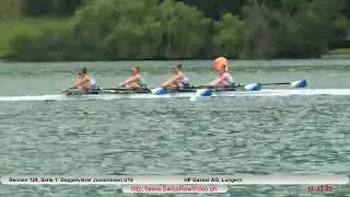 246, JW4x, Rennen 124, Serie 1, Sarnen 5  Juni 2022, Doppelvierer Juniorinnen U19