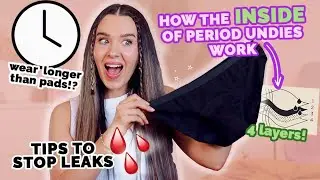 The REAL reason period undies work! LEAK-PROOF? How long can you wear them?