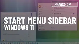 Windows 11: NEW Start menu Phone Link mobile sidebar (First Look)