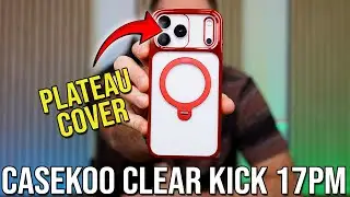 Чехол Casekoo Red Chrome с подставкой для iPhone 17 Pro Max