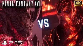 Final Fantasy 16 Boss Battle | Ifrit VS Infernal Eikon | Clive VS Infernal Shadow | 4k 60FPS PS5