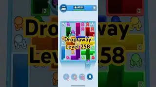 Drop away level 258 #walkthrough #gameplay #puzzle #dropaway #level258