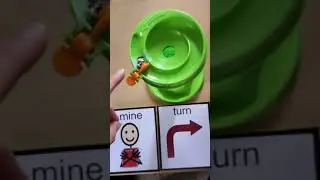 Marble Track Turn Taking with AAC, use during virtual turn taking