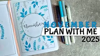 PLAN WITH ME | NOVEMBER 2025 Bullet Journal | Uncut | Ohne Musik | German
