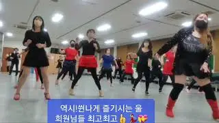 감곡 윤 라인댄스(Bey My Love- 가라사랑아 수업댄스~첫날부터 정말 잘하셔서  놀란 윤쌤👍😄💃💝🍀)