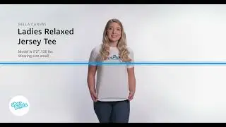Ladies Relaxed Jersey Tee by Bella Canvas - Review Clip | Custom Printed at UberPrints