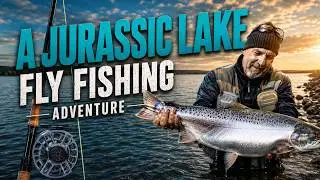 Jurassic Lake: A Beautiful Trout on the Fly - Fast Paced Action