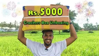 Rs.5000 Sivakasi Crackers Box Unboxing in Tamil || 2025 Sivakasi Crackers Price list || Village Fun