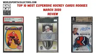 Top 10 Most Expensive Hockey Cards Rookies March 2020 Review