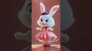 cat ka dance 🪩 #music #cute #rabbit #shortsfeed #funny #tranding #viral #shorts