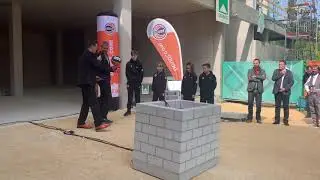 Grundsteinlegung am OrangeCampus in Neu-Ulm