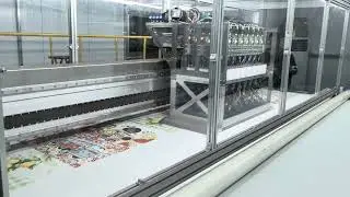 digital carpet printing machine 4.2m printer with fujifilm dimatix starfire sg1024 heads