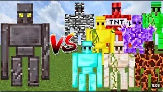 NEТHERITE GOLEM Vs ALL GOLEMS | Minecraft Mob Battle