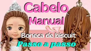 Cabelo Manual de Boneca de Biscuit Passo a Passo