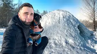 Построил Настоящую Иглу! Из своими друзьями. Картошка в мундирах из салом