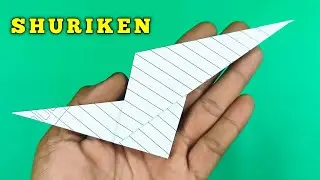 Cara Membuat Shuriken Bintang 2 Dari Kertas