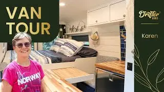 VAN TOUR | Просторная планировка | Планировка для кочевников | Все удобства #vanlife