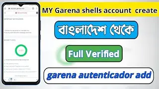 How to  create my garena shells account Full verified from bangladesh || NOYONYT