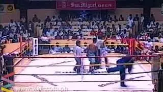 Senator manny Pacquiao first fight