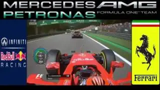 F1 SPA-2015 Kimi Raikkonen start onboard.