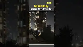 Tel Aviv Hit By Iranian Missile Strikes #israeliranwar #iranisraelattack #israelattackiran #news