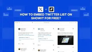 How to embed Twitter list on Showit FOR FREE? #sociablekit #embed #free #twitter #list